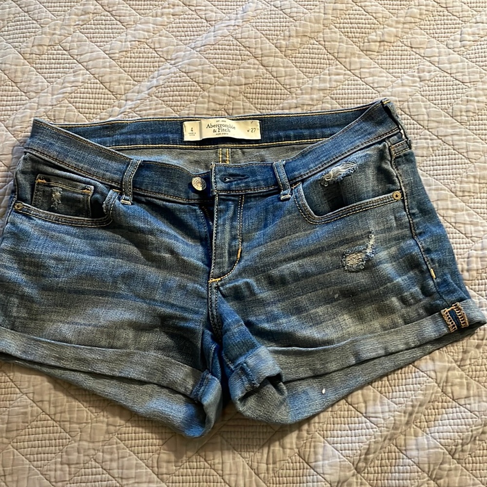 Abercrombie jean shorts